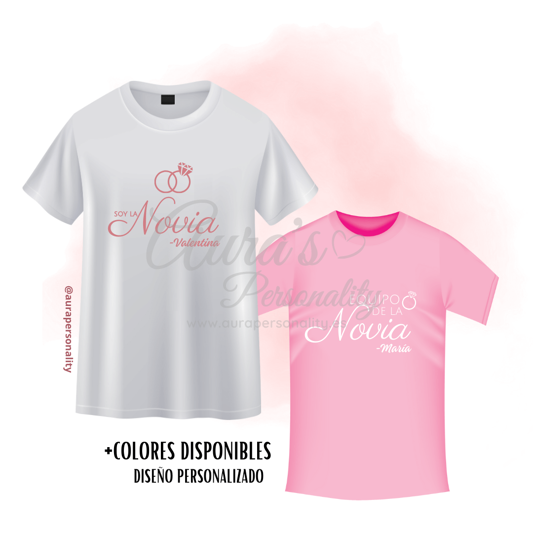 Camisetas personalizadas despedida de soltera Camisetas equipo de la